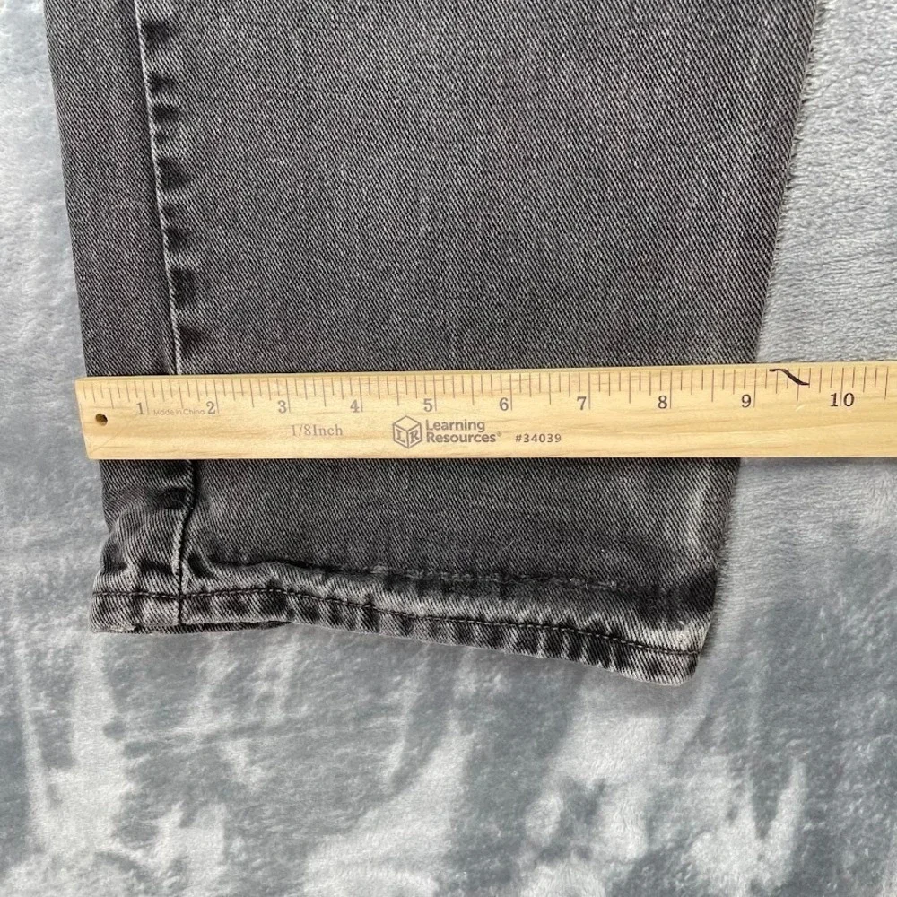 Vtg Levis 505 Jeans Red Tab 38x30 Fits 36x29 Distressed Black Faded Canada 90s